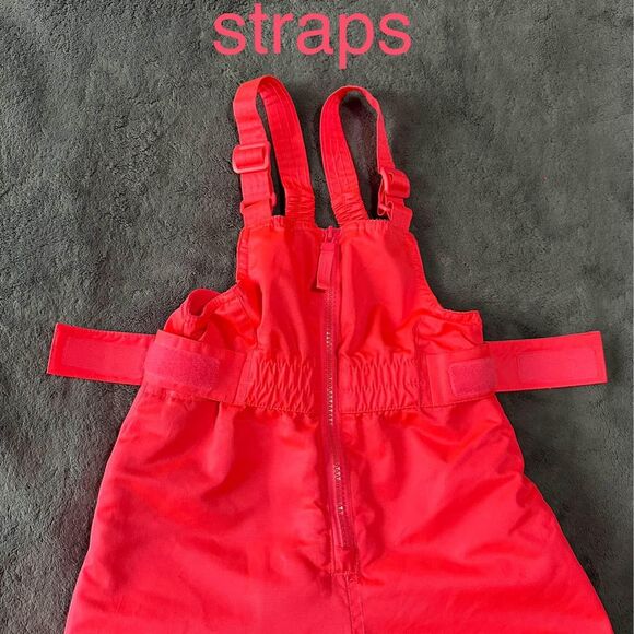 Cat & Jack Toddler Girls Pink One-Piece Snow Pants - Picture 6 of 6